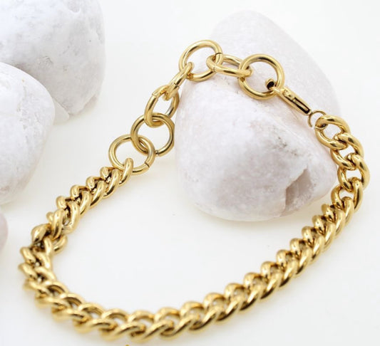 Pulsera en baño de oro