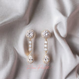 Arete en baño de oro 18k