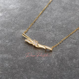 Collar en baño de oro 18k