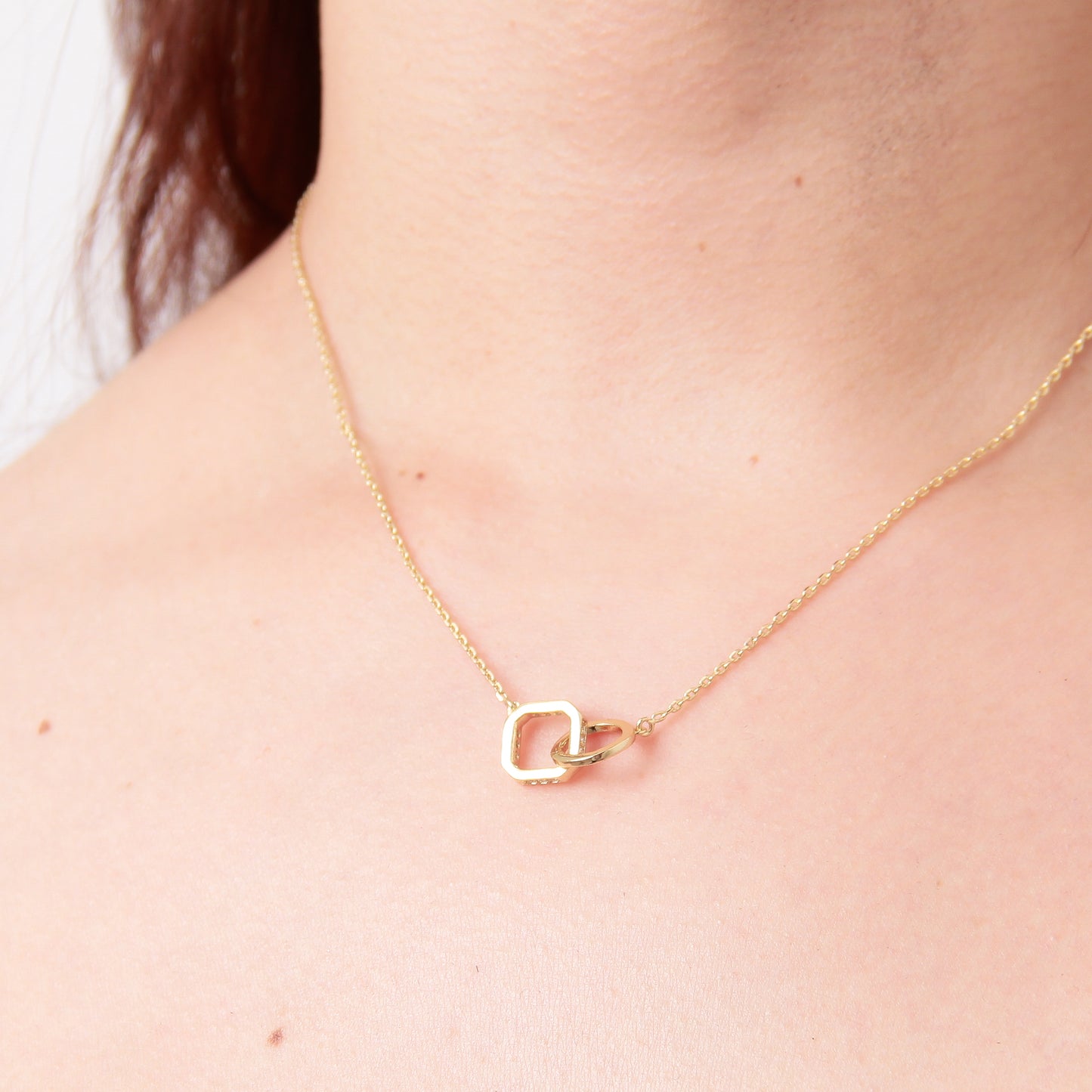 Collar en baño de oro 18k