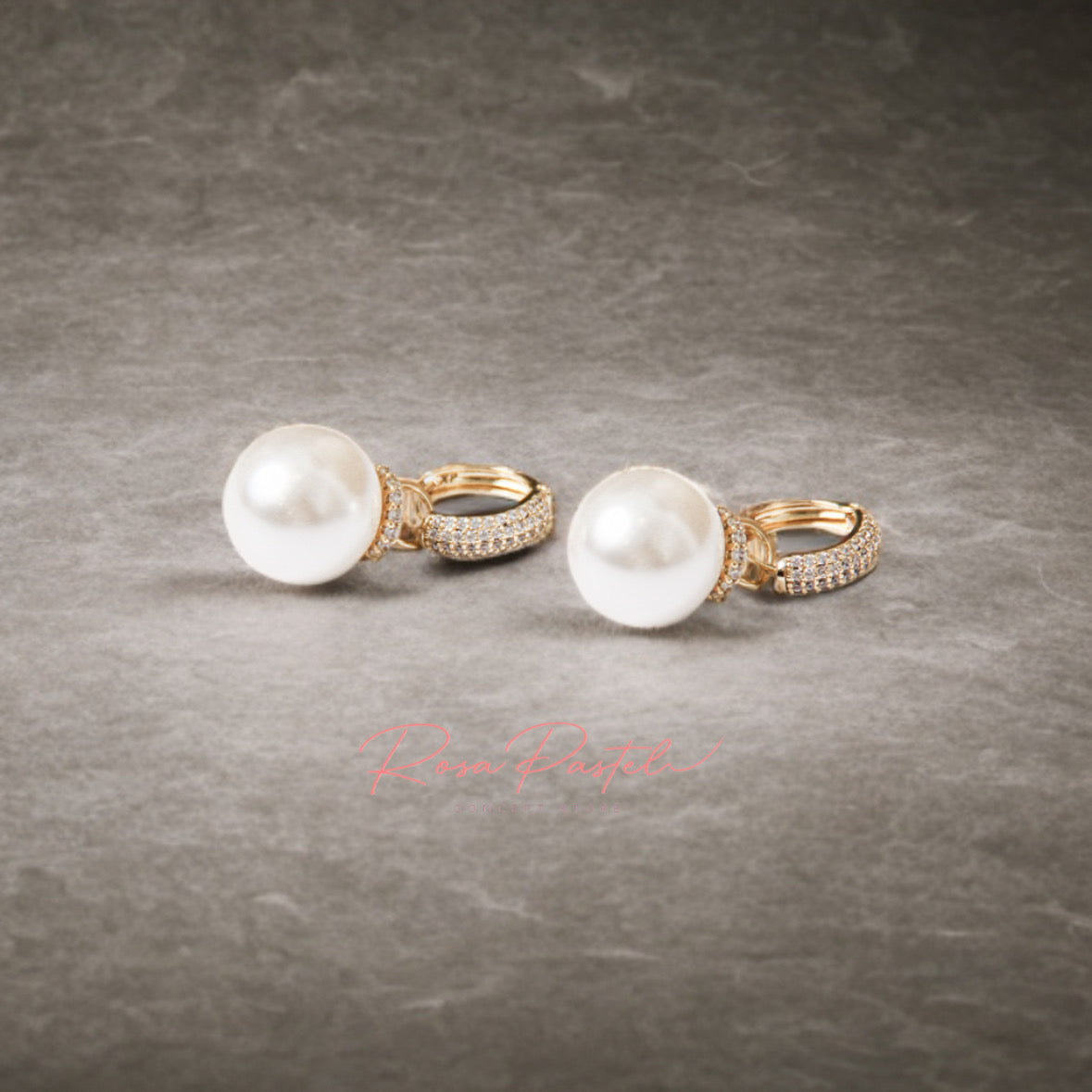 Arete en baño de oro 18k