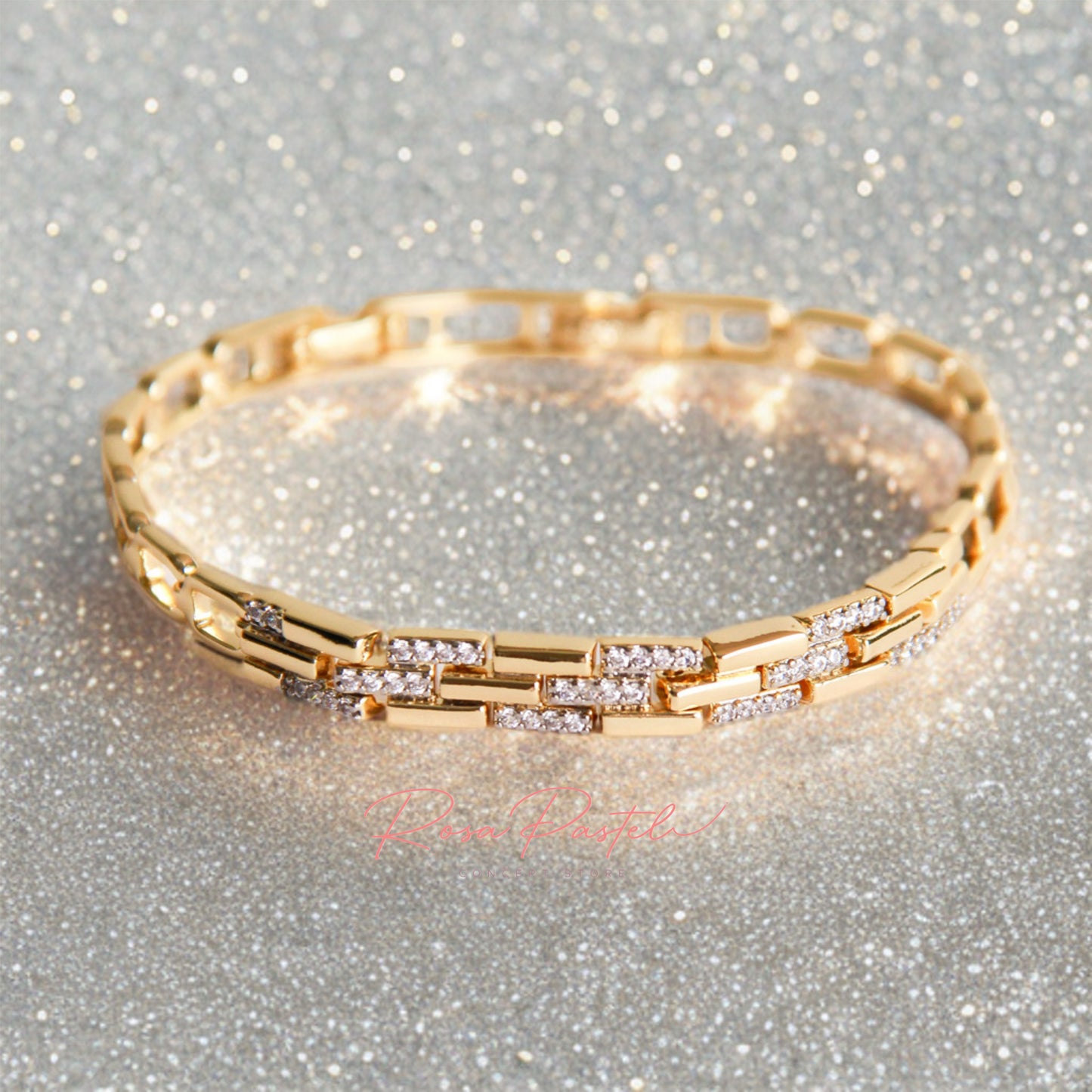 Pulsera en baño de oro 18K