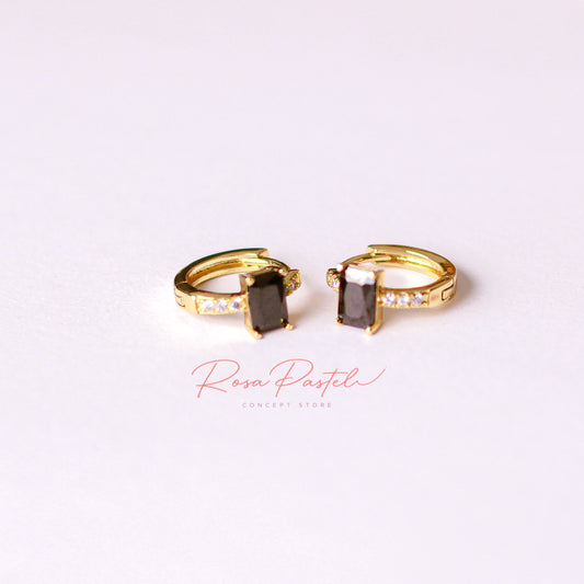 Arete en baño de oro 18k