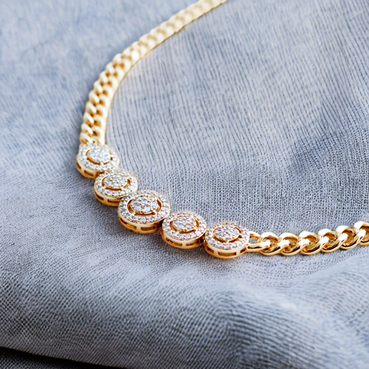 Collar baño de oro 18k