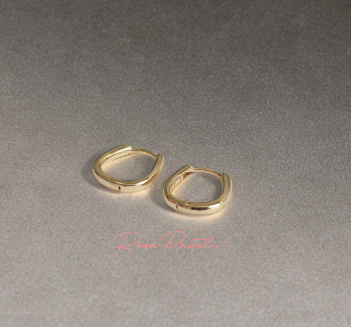 Aretes en baño de oro 18K