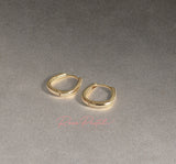 Aretes en baño de oro 18K