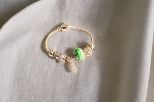 Pulsera en baño de oro 18k