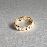 Anillo en baño de oro 18k