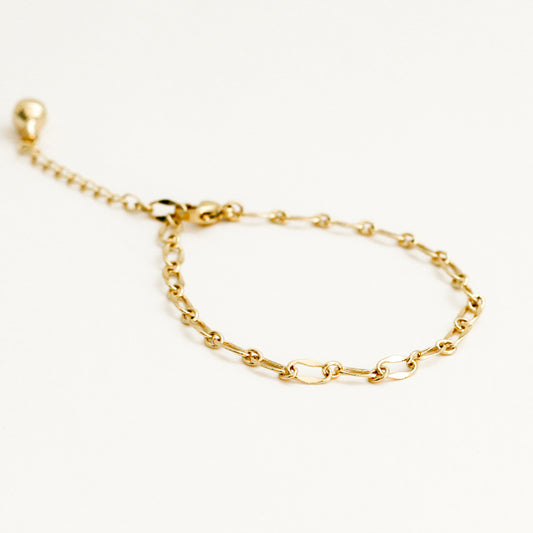 Pulsera en baño de oro 18k