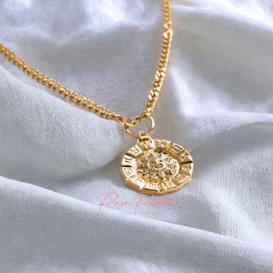 Collar en baño de oro 18k