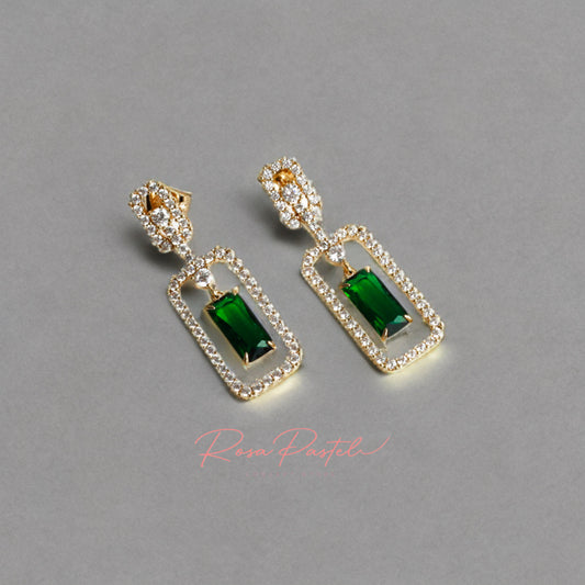 Aretes en baño de oro 18k