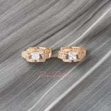 Arete en baño de oro 18k
