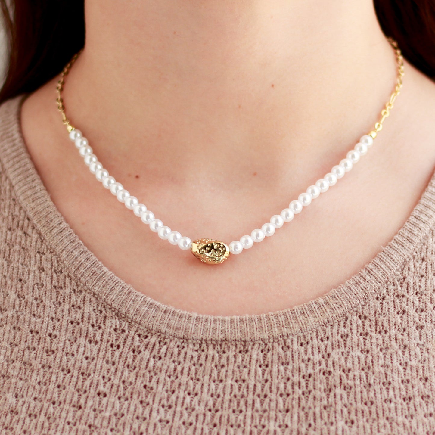 Collar en baño de oro 18k