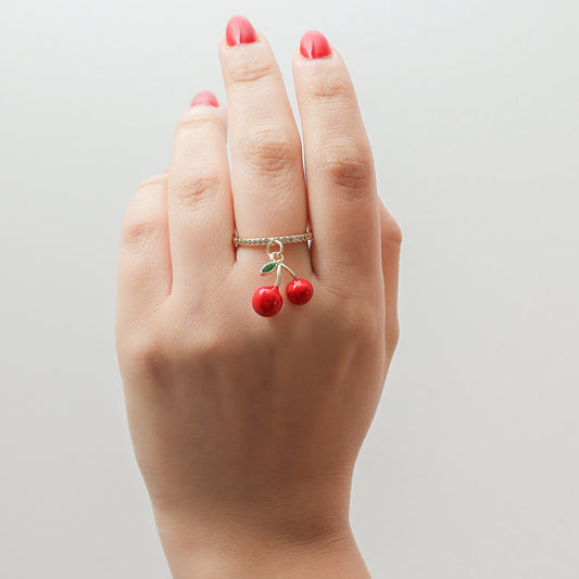 Anillo en baño de oro 18k