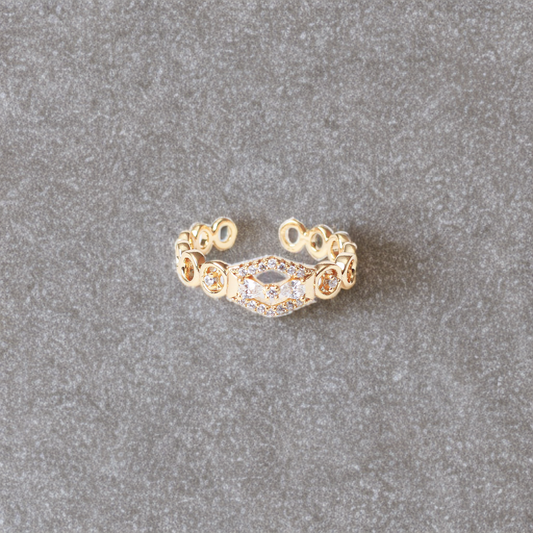 Anillo en baño de oro 18 k