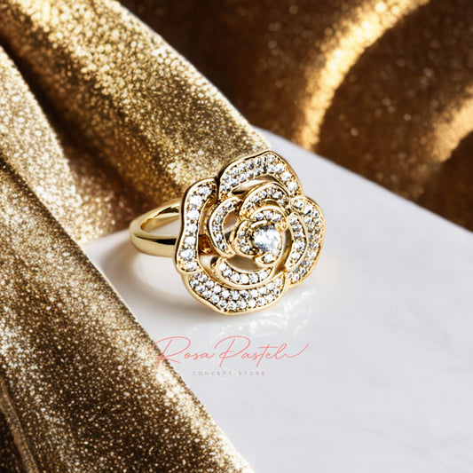 Anillo en baño de oro 18k