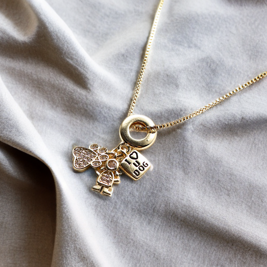 Collar en baño de oro 18k