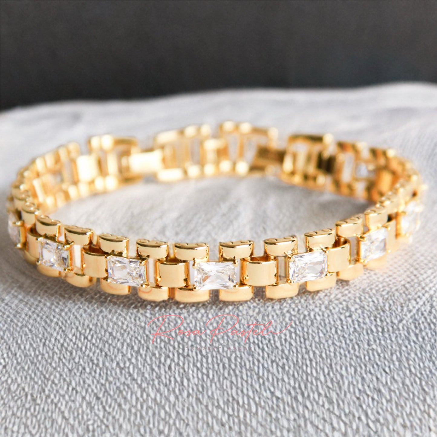Pulsera en baño de oro 18K