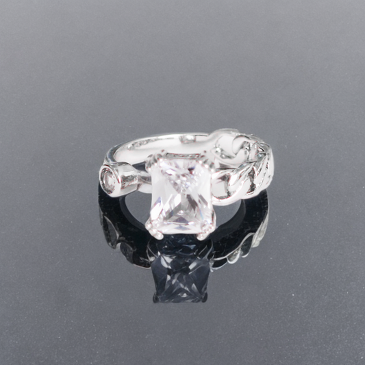 Anillo en baño de Rodio