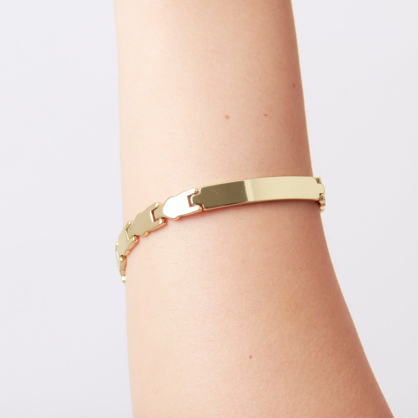 Pulsera en baño de oro de 18k