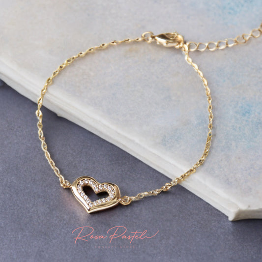Pulsera en baño de oro 18k
