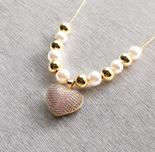 Collar en baño de oro 18k