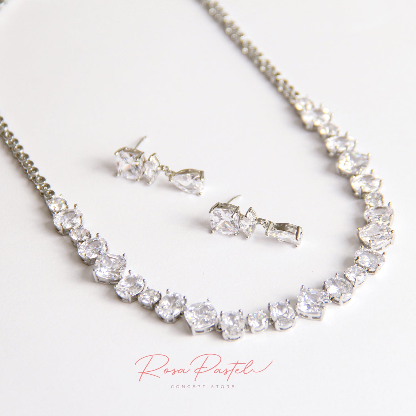 SET zirconias con baño de Rodio