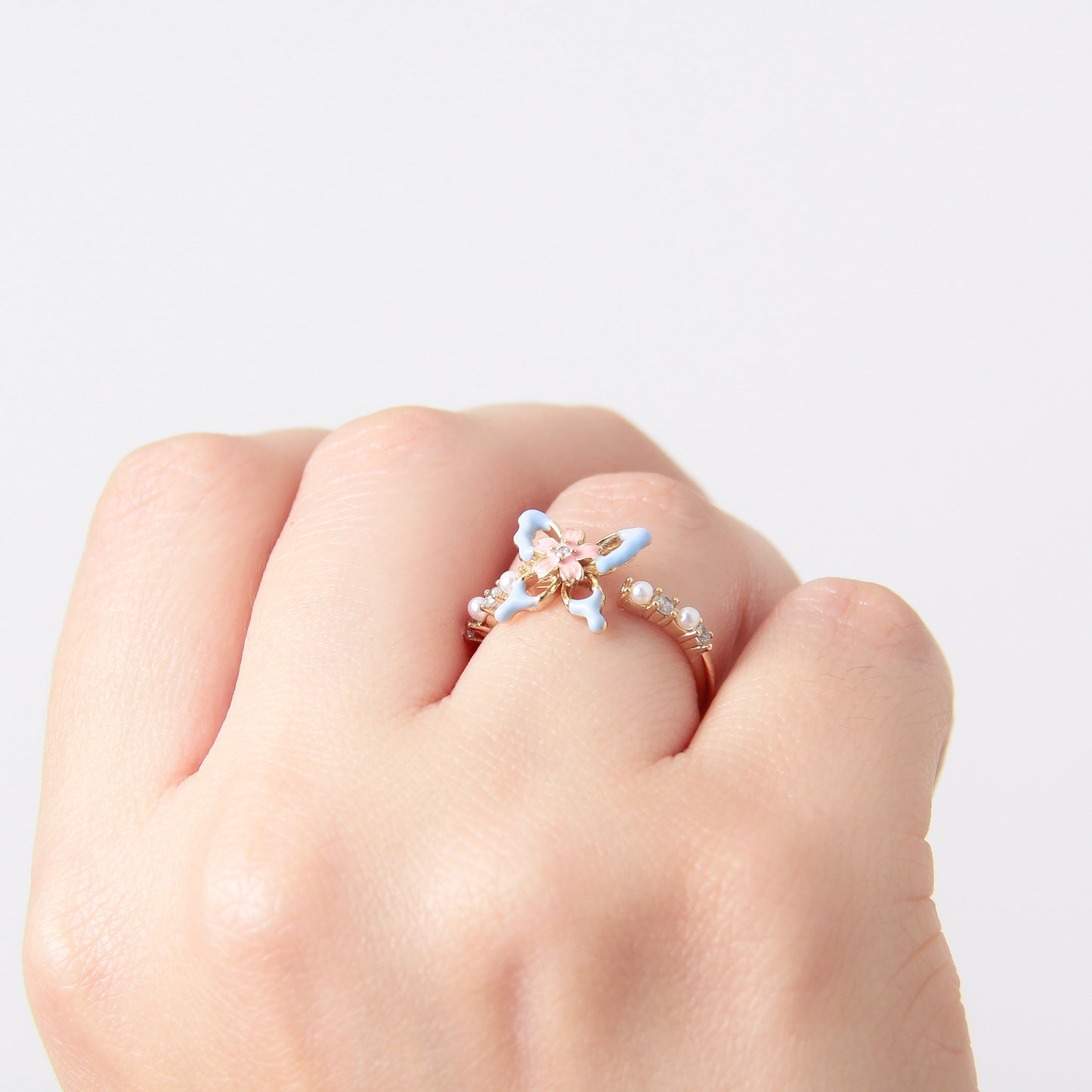 Anillo en baño de oro 18 k