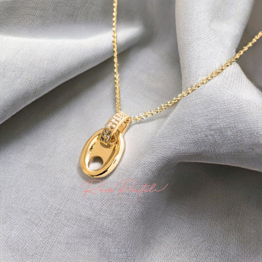 Collar en baño de oro 18k