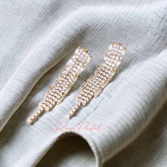 Arete en baño de oro 18k