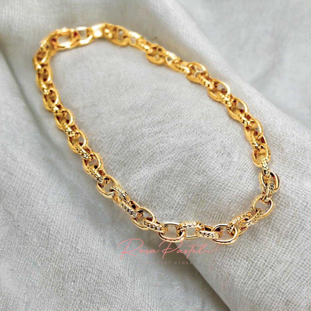 Cadena baño de oro 18k