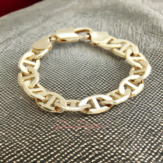 Pulsera en baño de oro 18k