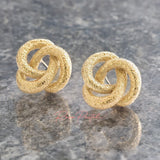Arete en baño de oro 18k