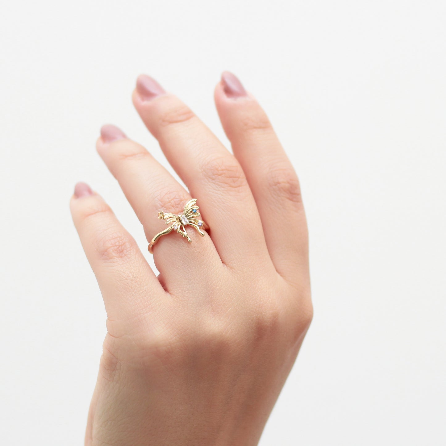 Anillo en baño de oro 18k