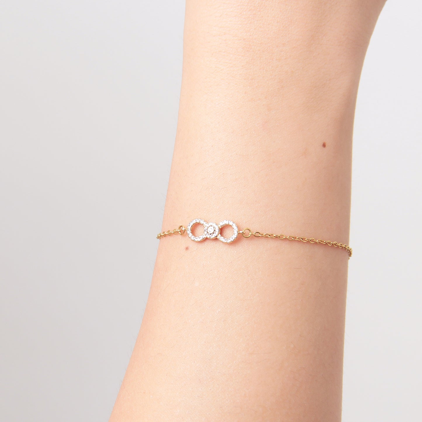 Pulsera en baño de oro de 18k