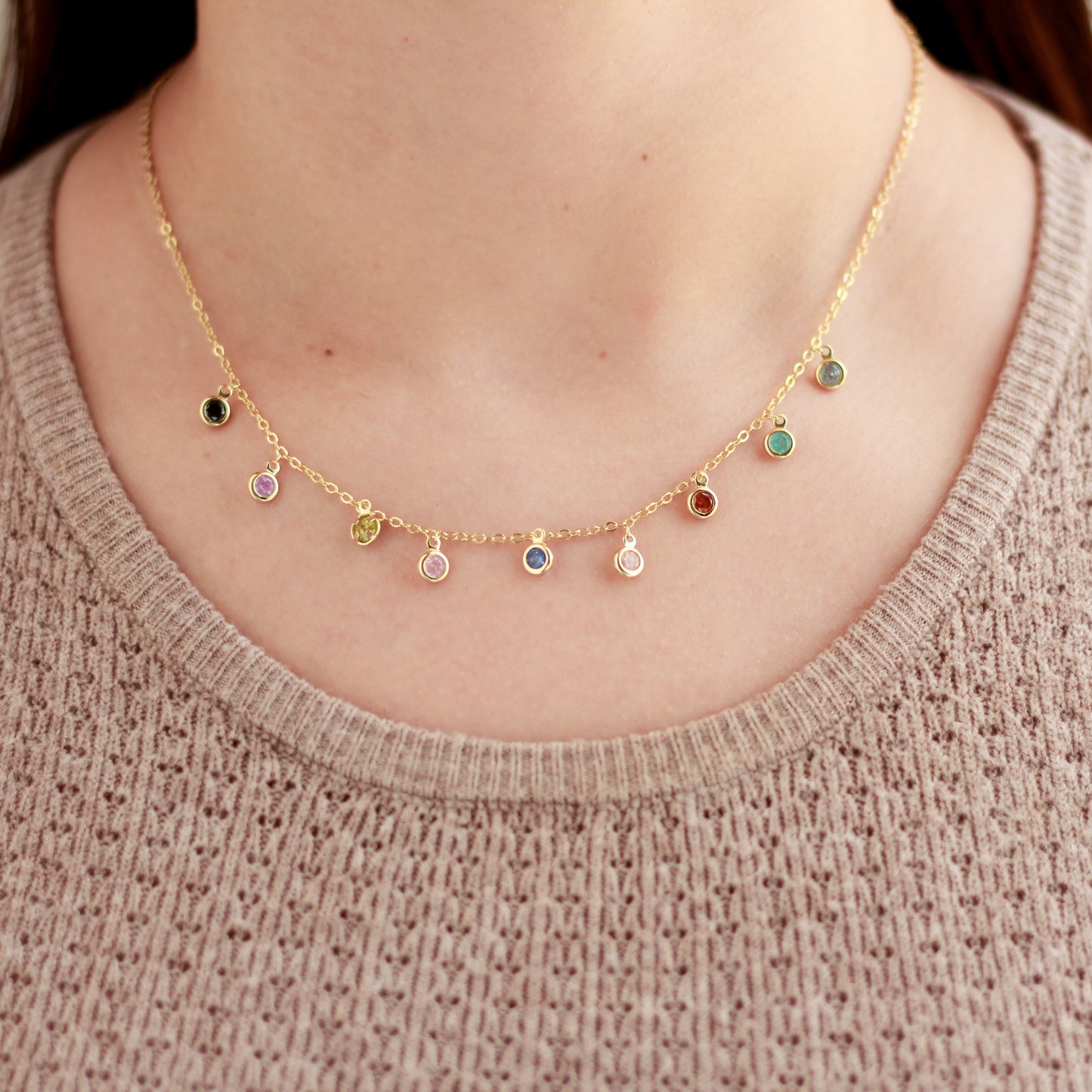 Collar en baño de oro 18k