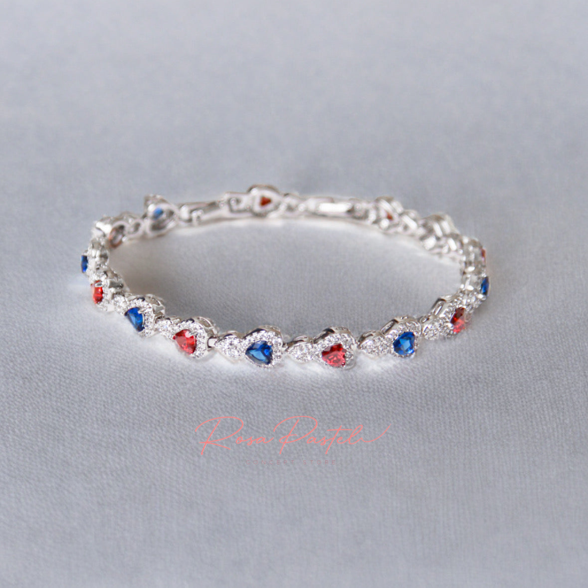 Pulsera en baño de rodio