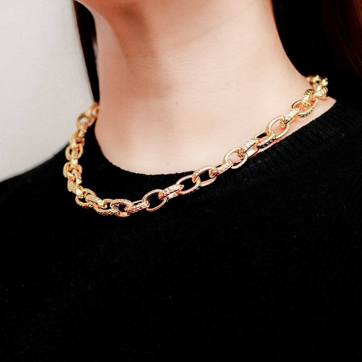 Cadena baño de oro 18k