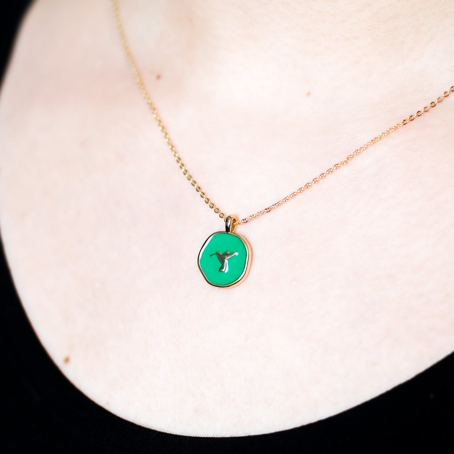 Collar en baño de oro 18k