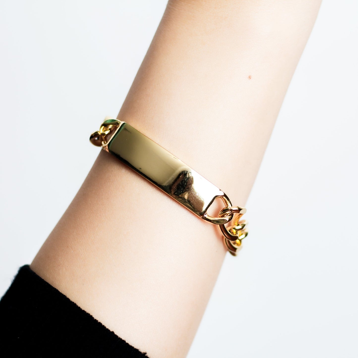 Esclava en baño de oro 18k