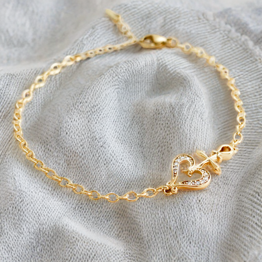Pulsera en baño de oro 18k