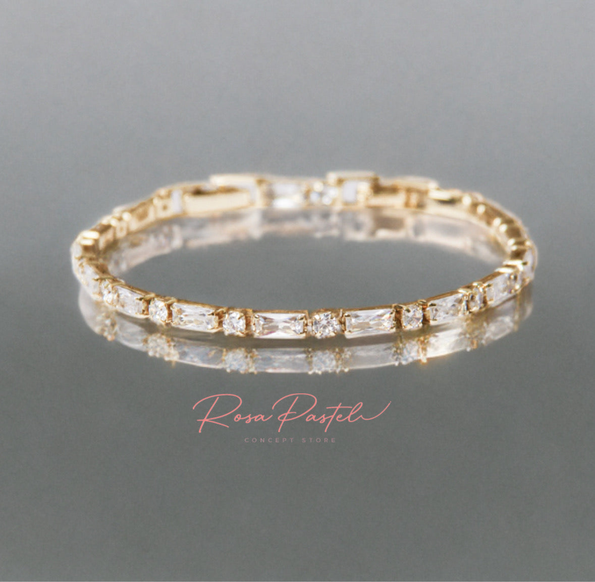 Pulsera en baño de oro 18k
