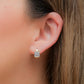 Aretes en baño de oro 18k