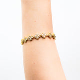 Pulsera en baño de oro 18k