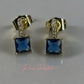 Aretes en baño de oro 18k