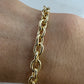 Pulsera en baño de oro 18k