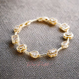 Pulsera en baño de oro 18k