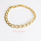 Pulsera baño de oro 18k