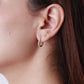 Aretes en baño de oro 18K