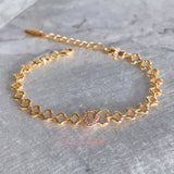 Pulsera baño de oro